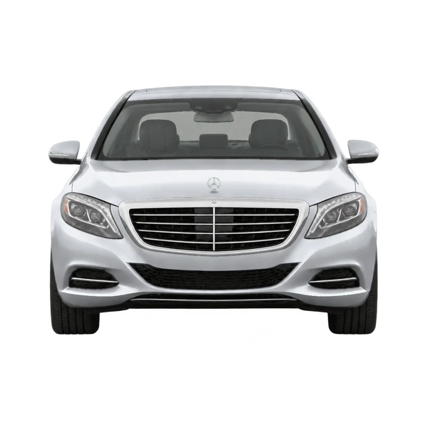 2016 Mercedes-Benz S-Class in Silber, Ansicht: Front