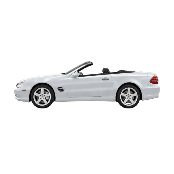 2001 Mercedes-Benz SL-Class in Silber, Ansicht: Seite (nach links gerichtet)