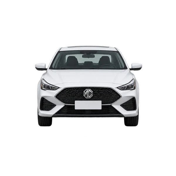 MG 5 2023 blanc, vue avant