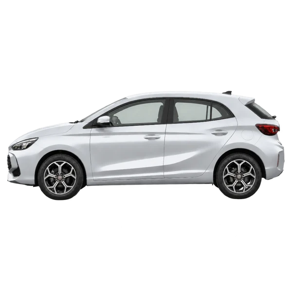 2026 MG MG3 Hybrid+ in Silber, Ansicht: Seite (nach links gerichtet)