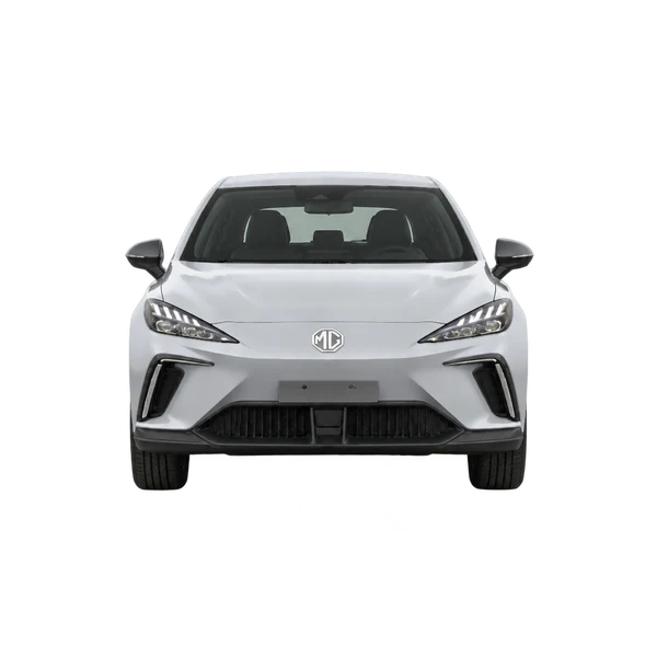 シルバーの2023 MG MG4(正面ビュー)