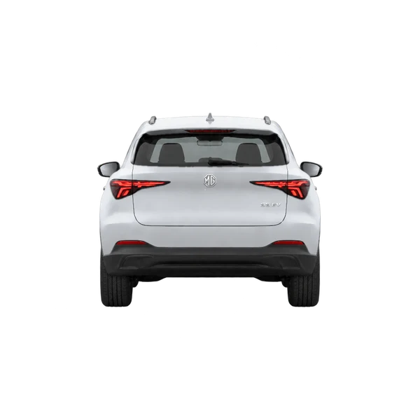 MG S5 EV 2026 باللون فضي، منظر من الخلف