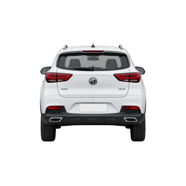 MG ZS 2022 en blanco, vista trasera