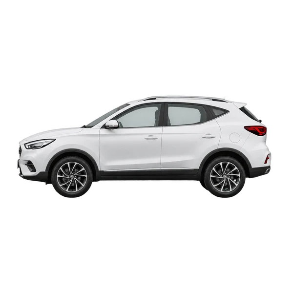 MG ZS 2022 en blanco, vista lateral (mirando a la izquierda)