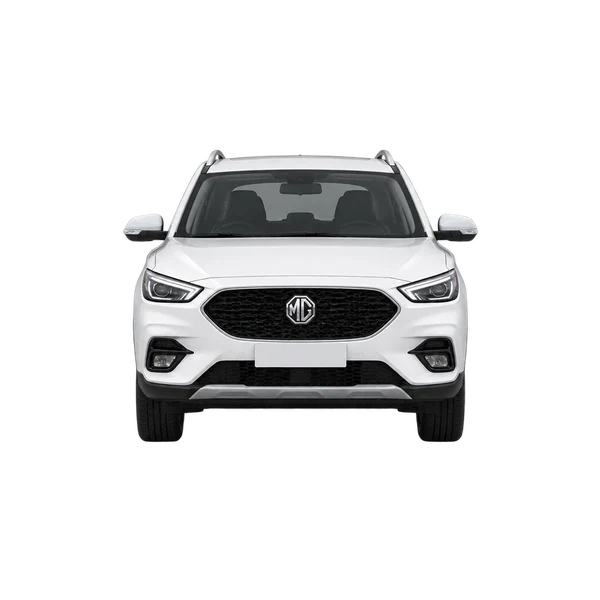 ホワイトの2024 MG ZS（正面ビュー）