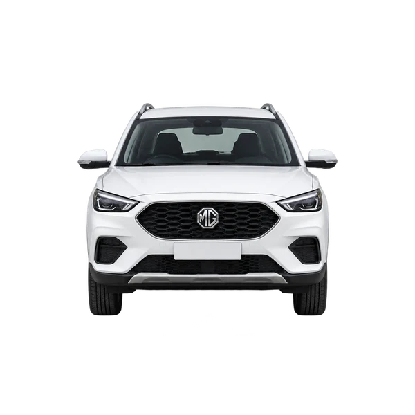 MG ZS 2026 باللون أبيض، منظر أمامي