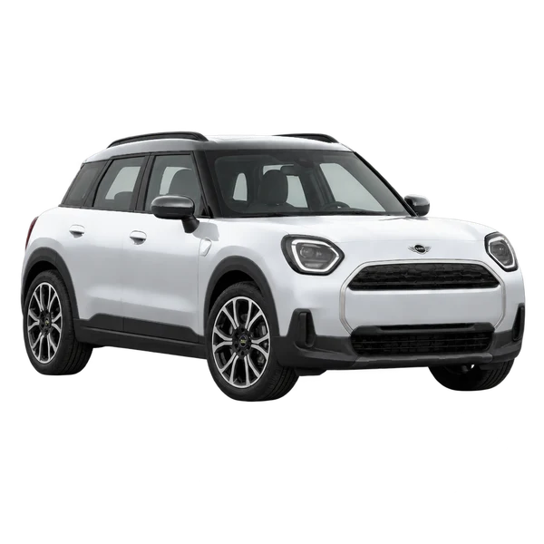 2025 MINI Aceman in Silber, Ansicht: Dreiviertelansicht vorne (nach links gerichtet)