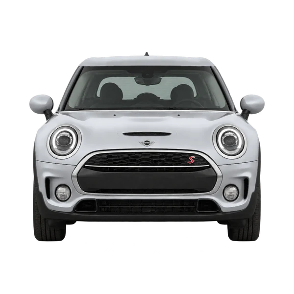 MINI Clubman Cooper S 2016 باللون فضي، منظر أمامي