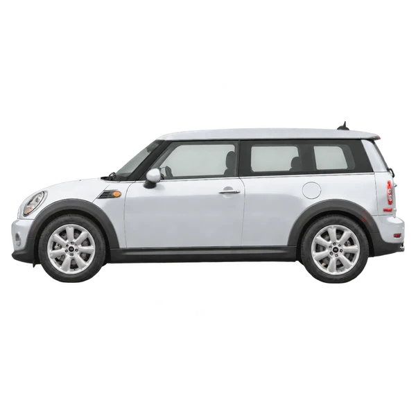 MINI Clubman 2012 prata, vista lateral (voltada para a esquerda)