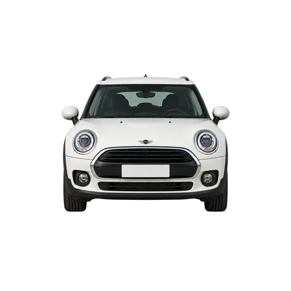 2018 MINI Clubman in weiß, Ansicht: Front