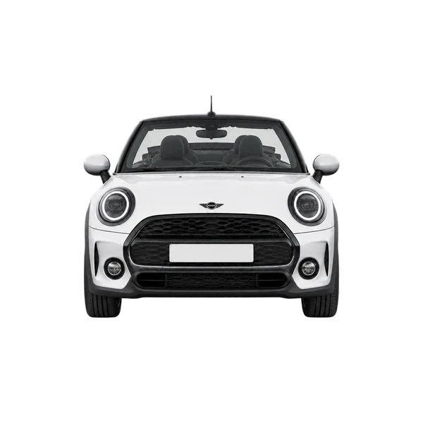 MINI Convertible 2024 blanc, vue avant