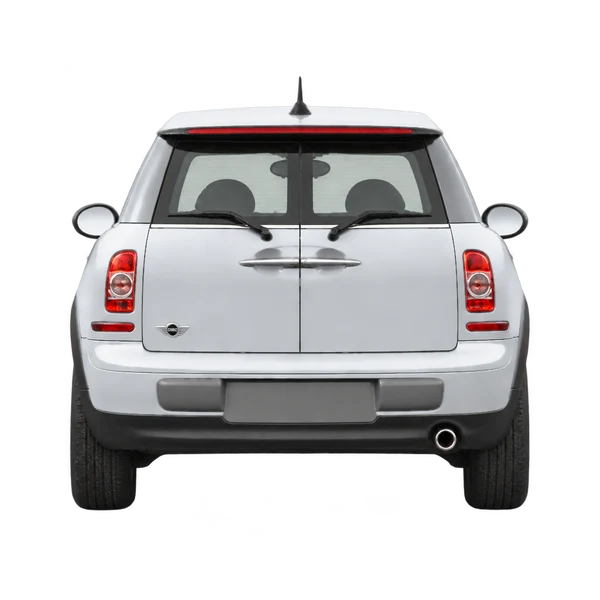 MINI Cooper Clubman 2011 en plateado, vista trasera