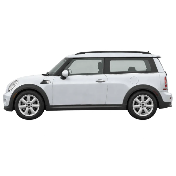 MINI Cooper Clubman 2012 argent, vue côté (vers la gauche)