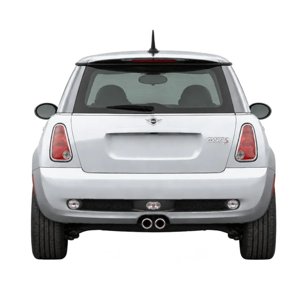 シルバーの2005 MINI Cooper S（リアビュー）