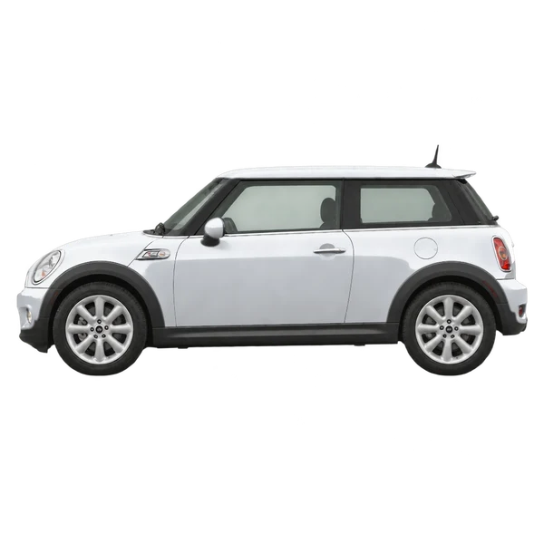 シルバーの2006 MINI Cooper S（側面（左向き）ビュー）