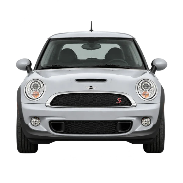 シルバーの2012 MINI Cooper S（正面ビュー）