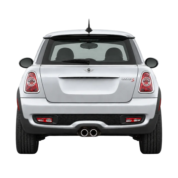 シルバーの2012 MINI Cooper S（リアビュー）