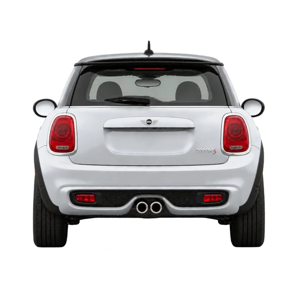 シルバーの2014 MINI Cooper S（リアビュー）