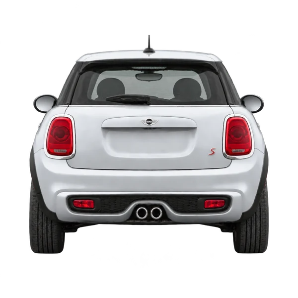 シルバーの2018 MINI Cooper S（リアビュー）
