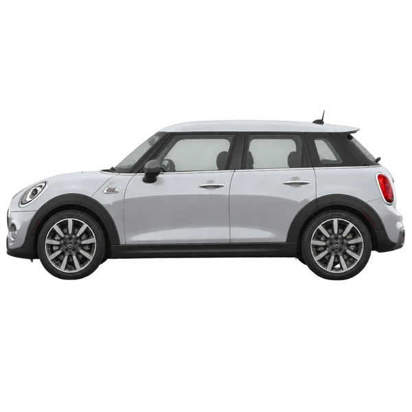 シルバーの2018 MINI Cooper S（側面（左向き）ビュー）