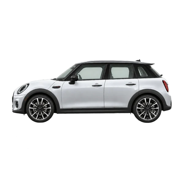 シルバーの2026 MINI Cooper S（側面（左向き）ビュー）