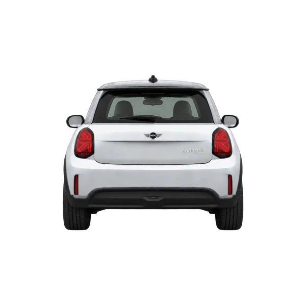 シルバーの2026 MINI Cooper SE(リアビュー)