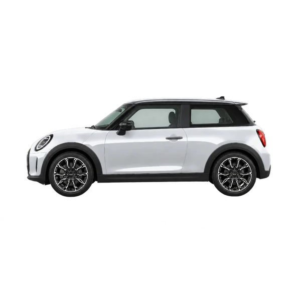シルバーの2026 MINI Cooper SE(側面(左向き)ビュー)