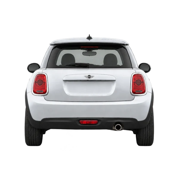 MINI Cooper 2016 en plateado, vista trasera