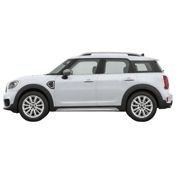 MINI Countryman Cooper 2017 argent, vue côté (vers la gauche)