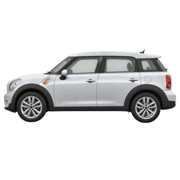 MINI Countryman 2013 prata, vista lateral (voltada para a esquerda)