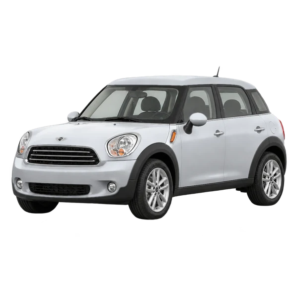 MINI Countryman 2015 argent, vue trois-quarts avant (orienté vers la gauche)