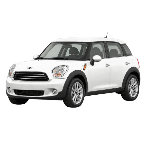 ホワイトの2017 MINI Countryman(フロントスリークォーター(左向き)ビュー)