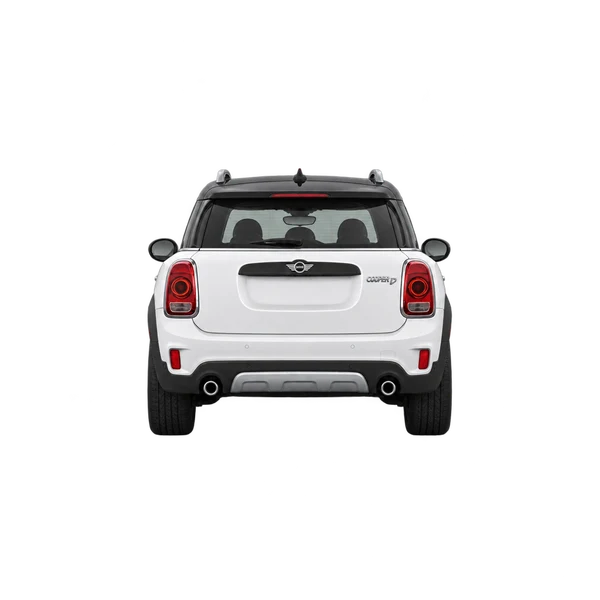 white 2019 MINI Countryman rear view