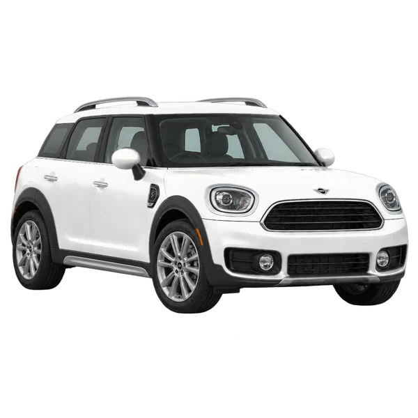 MINI Countryman 2024 blanc, vue trois-quarts avant (orienté vers la gauche)