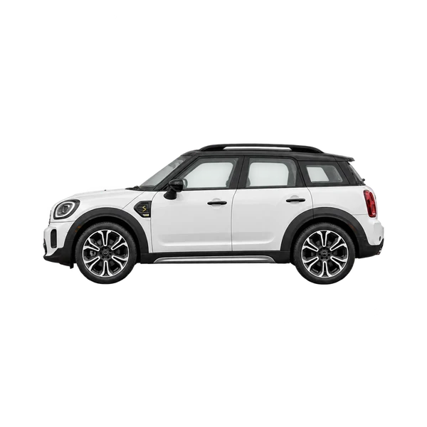 white 2025 MINI Countryman side (facing left) view