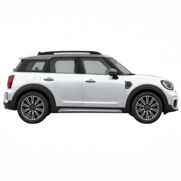 シルバーの2027 MINI Countryman（側面（右向き）ビュー）