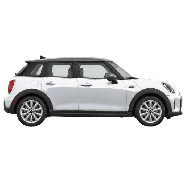 シルバーの2023 MINI One（側面（右向き）ビュー）