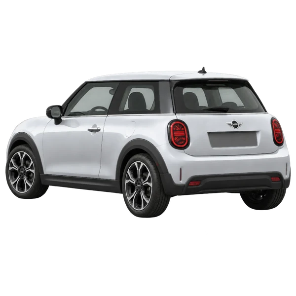 シルバーの2026 MINI One（リア斜め（左向き）ビュー）