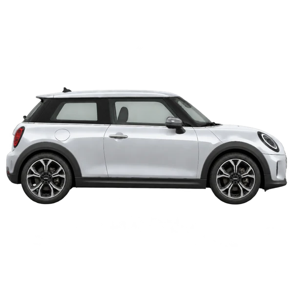 シルバーの2026 MINI One（側面（右向き）ビュー）