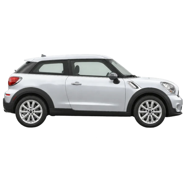 2013 MINI Paceman in Silber, Ansicht: Seite (nach rechts gewandt)
