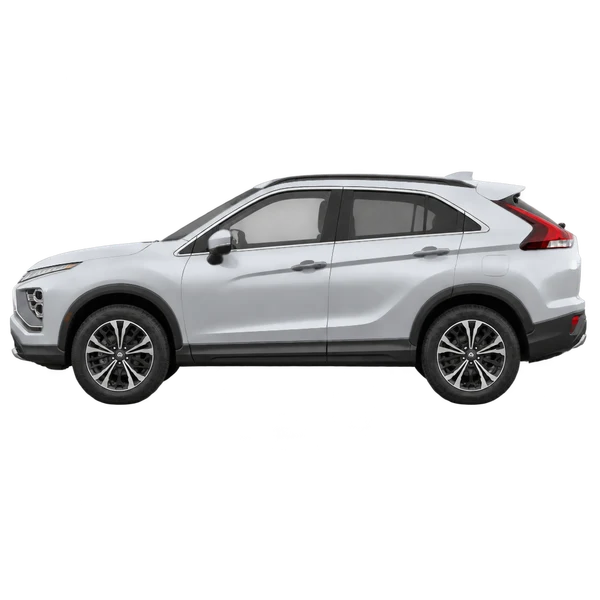 2026 Mitsubishi Eclipse Cross in Silber, Ansicht: Seite (nach links gerichtet)