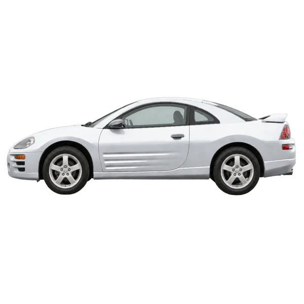 Mitsubishi Eclipse 2003 prata, vista lateral (voltada para a esquerda)