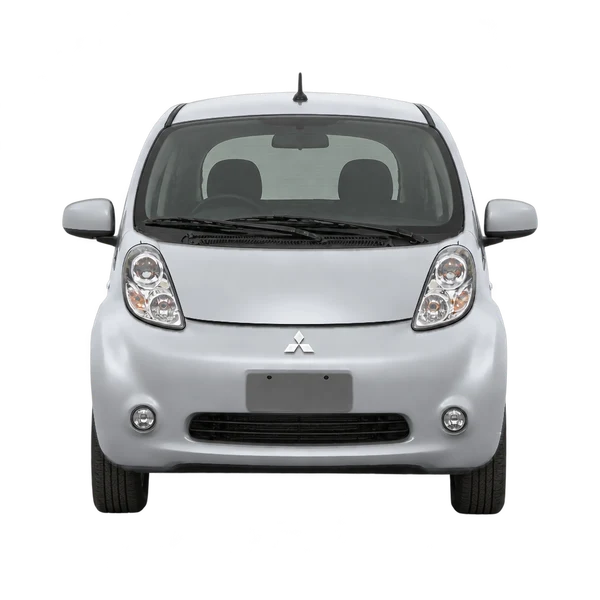 2012 Mitsubishi i-MiEV in Silber, Ansicht: Front