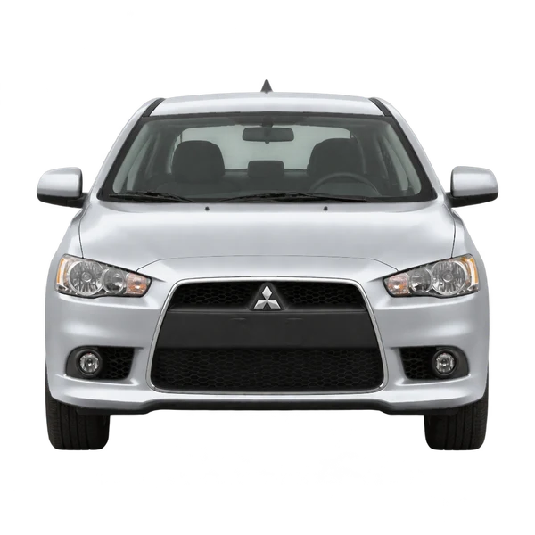 2012 Mitsubishi Lancer SportBack in Silber, Ansicht: Front