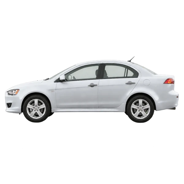2013 Mitsubishi Lancer in Silber, Ansicht: Seite (nach links gerichtet)