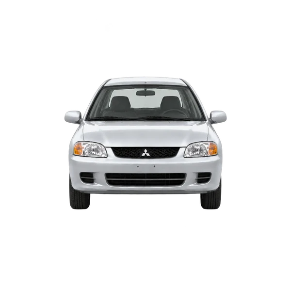 2000 Mitsubishi Mirage in Silber, Ansicht: Front