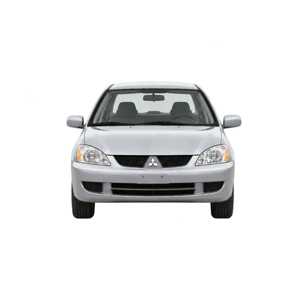2003 Mitsubishi Mirage in Silber, Ansicht: Front