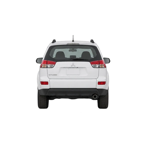 2011 Mitsubishi Outlander in weiß, Ansicht: Heck