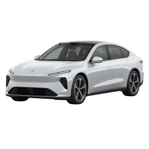 2025 NIO ET7 — Front three-quarter (facing left), silver