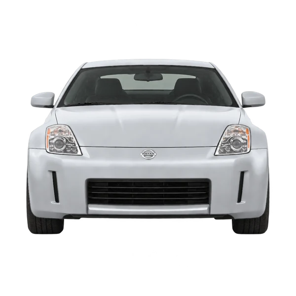 Nissan 350Z 2003 argent, vue avant